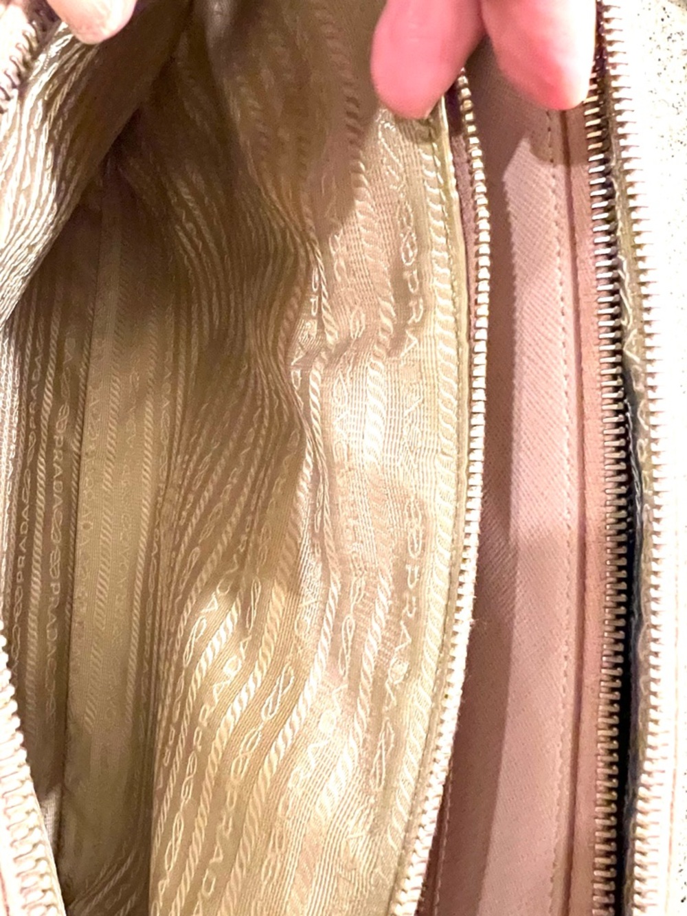 Prada Saffiano Leather Satchel in Blush Pink - Picture 13 of 16